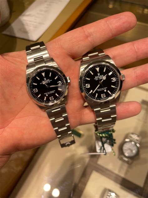 rolex explorer 2017|rolex explorer 36mm vs 40mm.